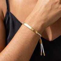 Thumbnail for La Perle, gold bracelet — close up | SKU: laperle-g