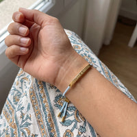 Thumbnail for Le Ciel, gold bracelet — real size | SKU: leciel-g
