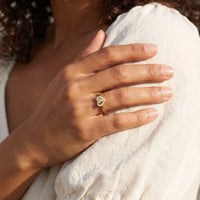 Thumbnail for The Heart, gold ring — close up | SKU: lecoeur