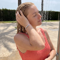 Thumbnail for Le Corail, silver bracelet — outdoor shower | SKU: lecorail-wg