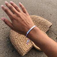 Thumbnail for Le Mauve, silver bracelet — real size | SKU: lemauve-wg