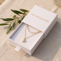 Thumbnail for The Pure, gold necklace — gift box | SKU: lepure