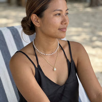 Thumbnail for The Pure, gold necklace — leisure | SKU: lepure