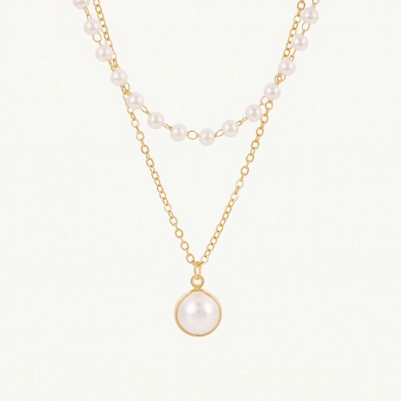 The Pure, gold necklace — packshot | SKU: lepure