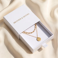 Thumbnail for The Trendy, gold necklace — gift box | SKU: le-tendance-g