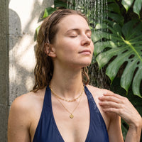 Thumbnail for The Trendy, gold necklace — outdoor shower | SKU: le-tendance-g