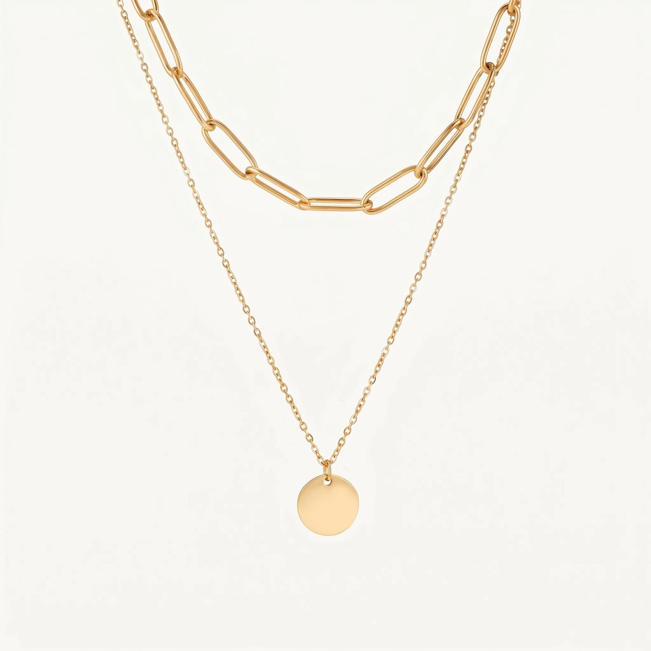 The Trendy, gold necklace — packshot | SKU: le-tendance-g