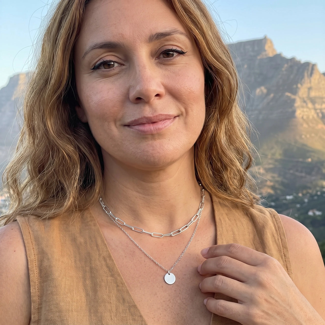 The Trendy, silver necklace — getaway | SKU: le-tendance-wg