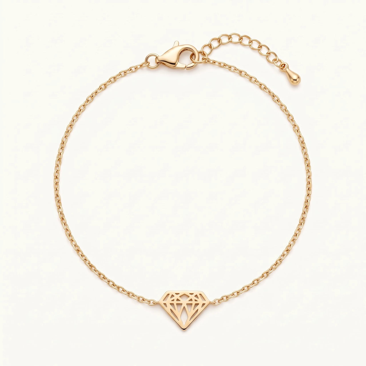 Little Diamond Bracelet, gold bracelet | SKU: 11662607-gold