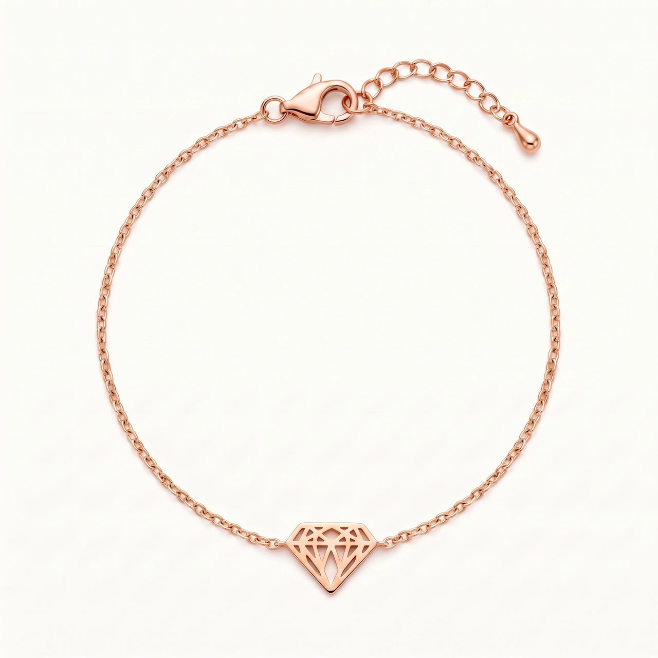 Little Diamond Bracelet, rose gold bracelet | SKU: 11662607-rose-gold