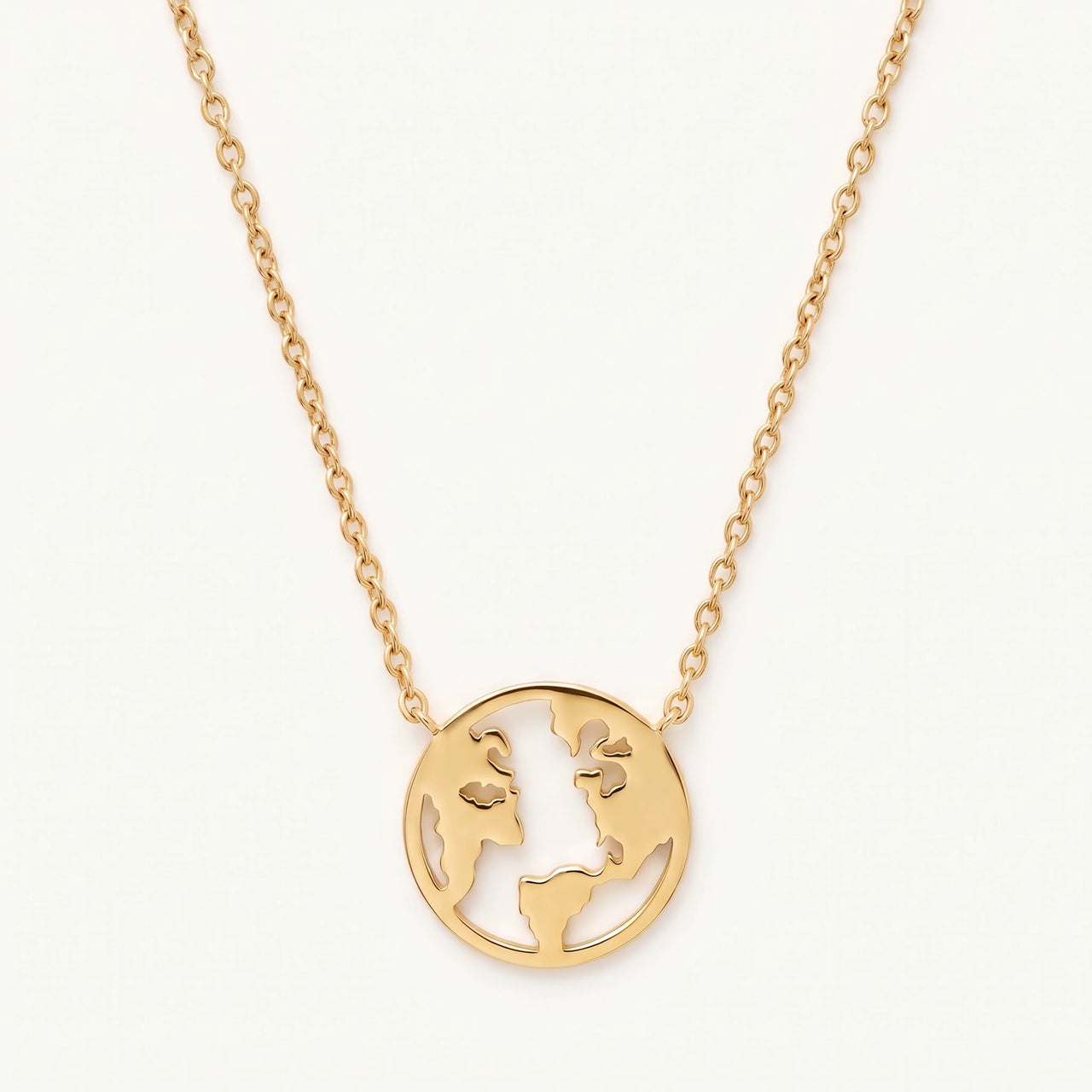 Little Earth Necklace, gold necklace | SKU: 22173453-gold