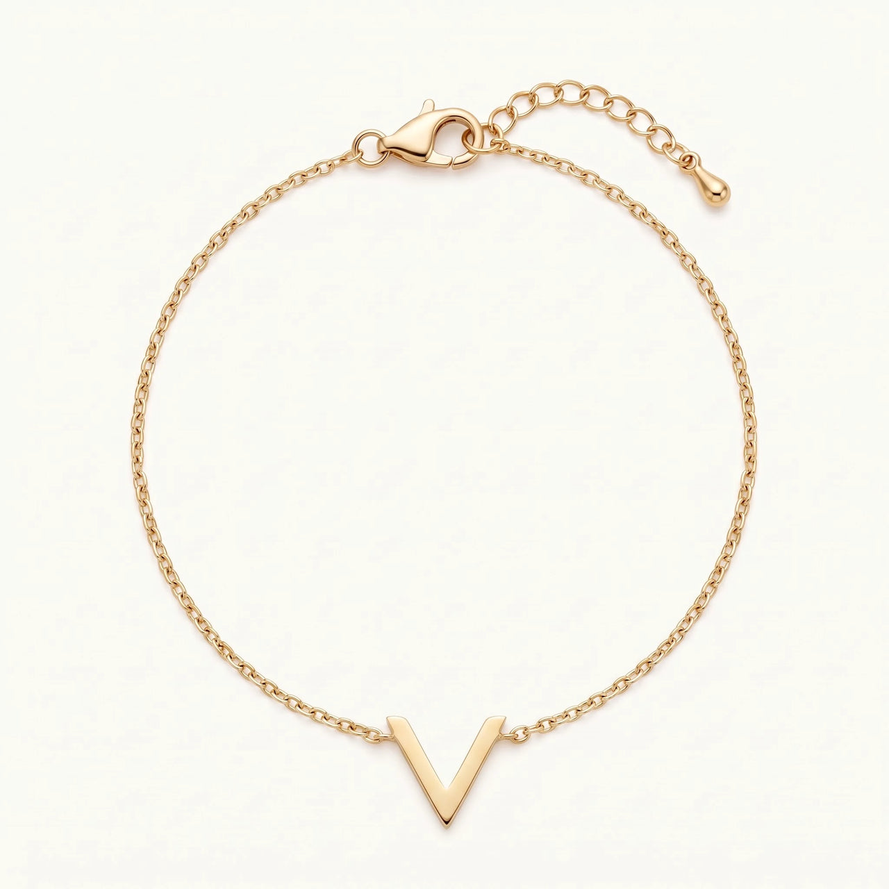 Little V Bracelet, gold bracelet | SKU: 9443177-gold