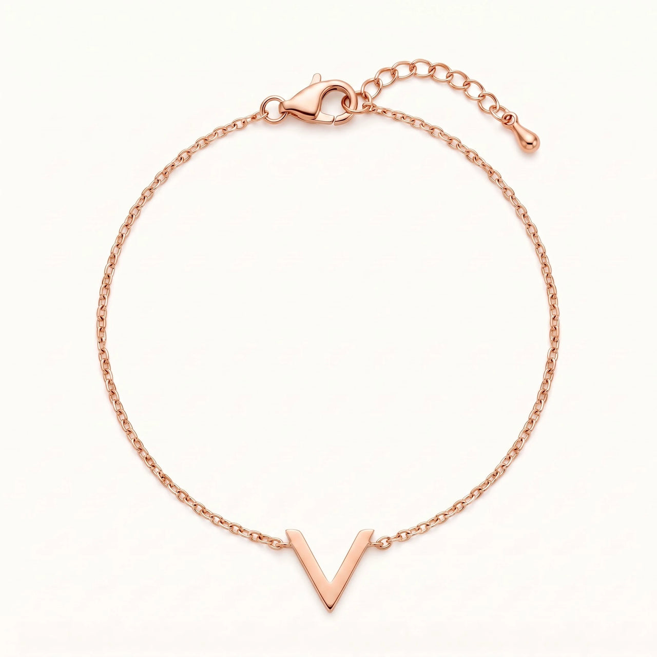 Little V Bracelet, rose gold bracelet | SKU: 9443177-rose-gold