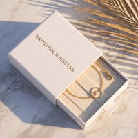 Thumbnail for Gold bracelet in the Brother & Sisters gift box | SKU: 17429078-gold