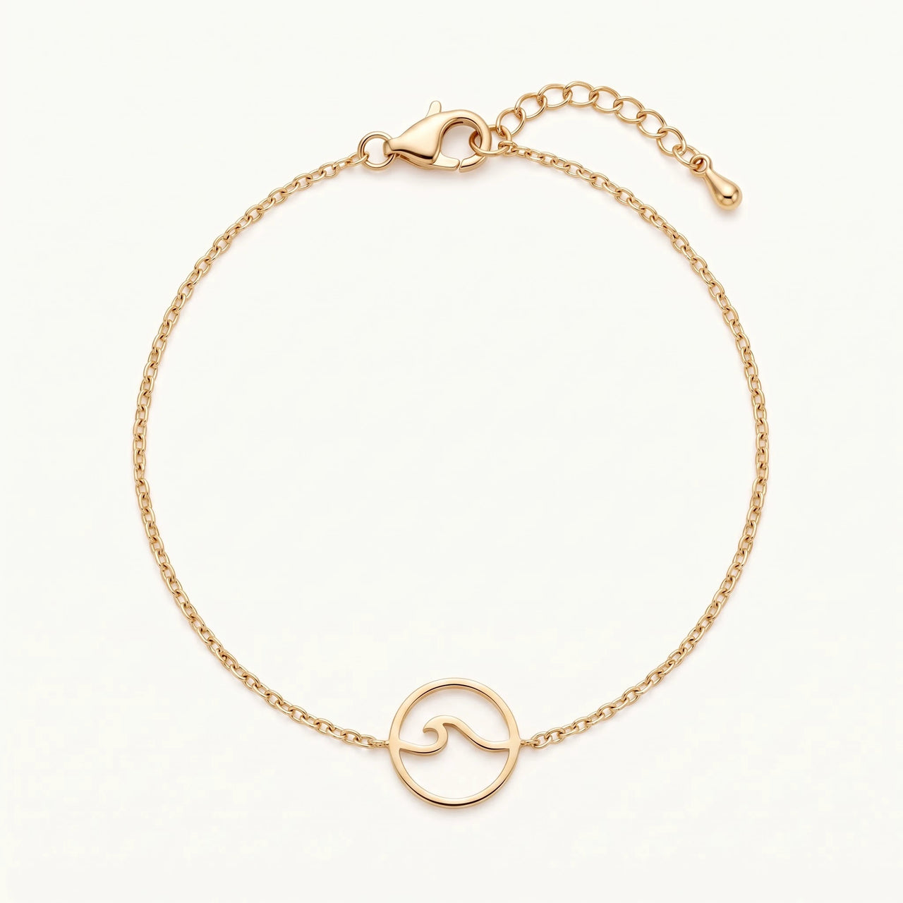 Little Wave Bracelet, gold bracelet | SKU: 17429078-gold