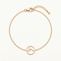 Thumbnail for Little Wave Bracelet, gold bracelet | SKU: 17429078-gold