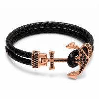 Thumbnail for Rose Gold Anchor – studio packshot | Brother & Sisters | SKU: 3621358-rose-gold-XS-14-15, 3621358-rose-gold-S-16-17, 3621358-rose-gold-M-18-19, 3621358-rose-gold-L-20-21, 3621358-rose-gold-XL-22-23