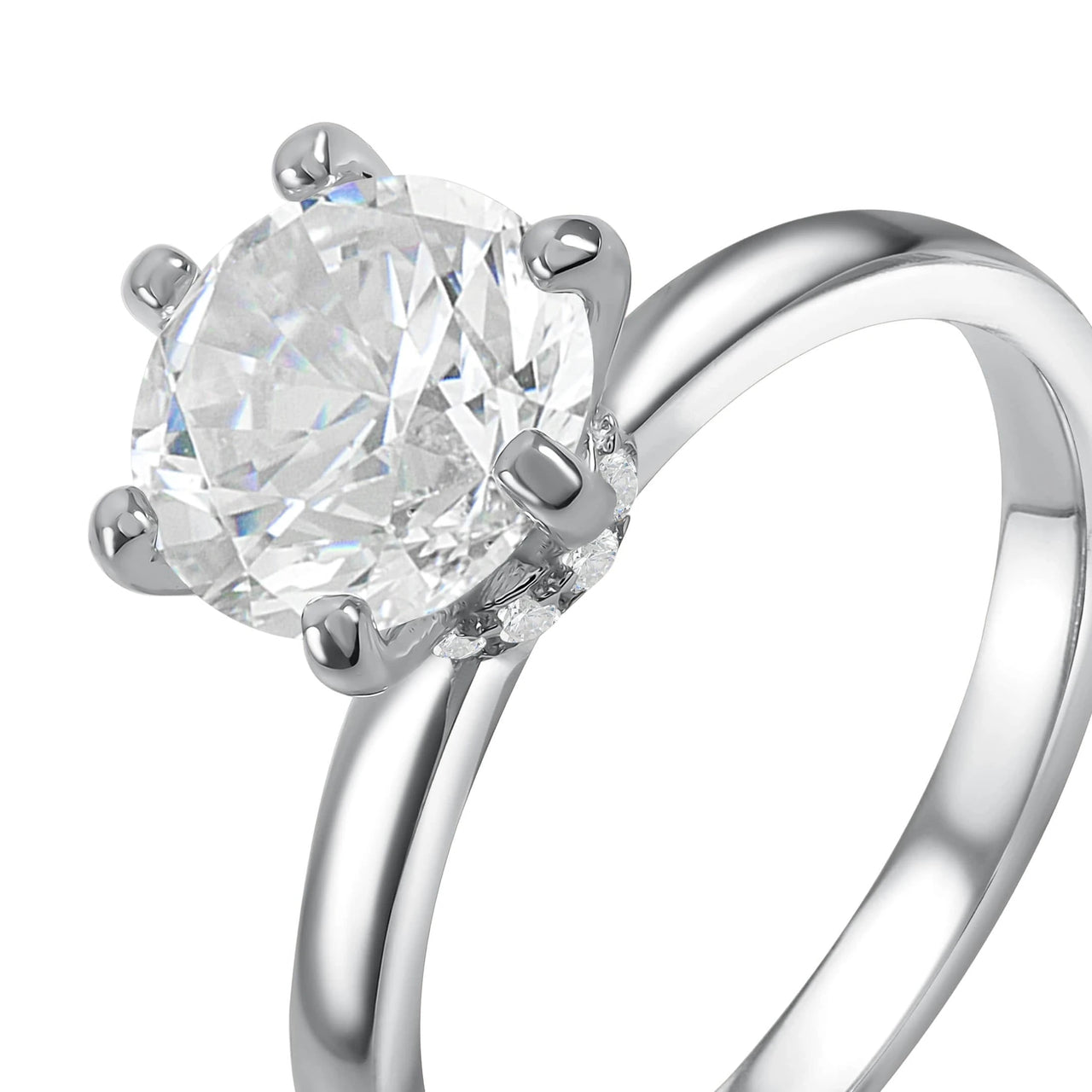 Silver Classic Ring, silver ring, studio packshot | SKU: 33759698-4.5-silver