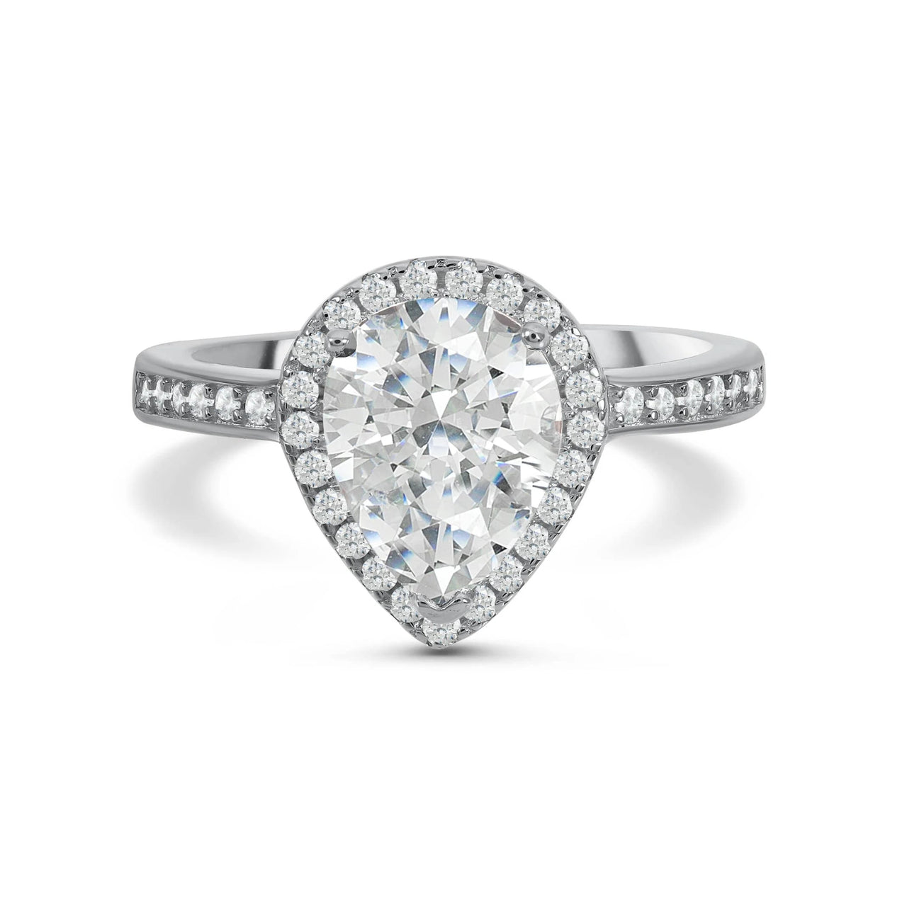 Silver Drop Ring, silver ring, studio packshot | SKU: 505162-4.5-silver