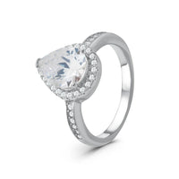 Thumbnail for Silver Drop Ring, silver ring, studio packshot | SKU: 505162-4.5-silver