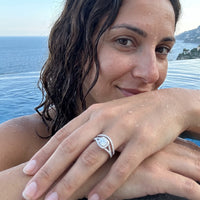Thumbnail for Silver ring worn in the water, waterproof stainless steel | SKU: 497080-4.5-silver