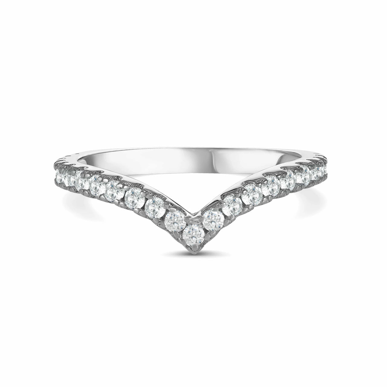 Silver Minimalist Ring, silver ring, studio packshot | SKU: 10645547-4.5-silver