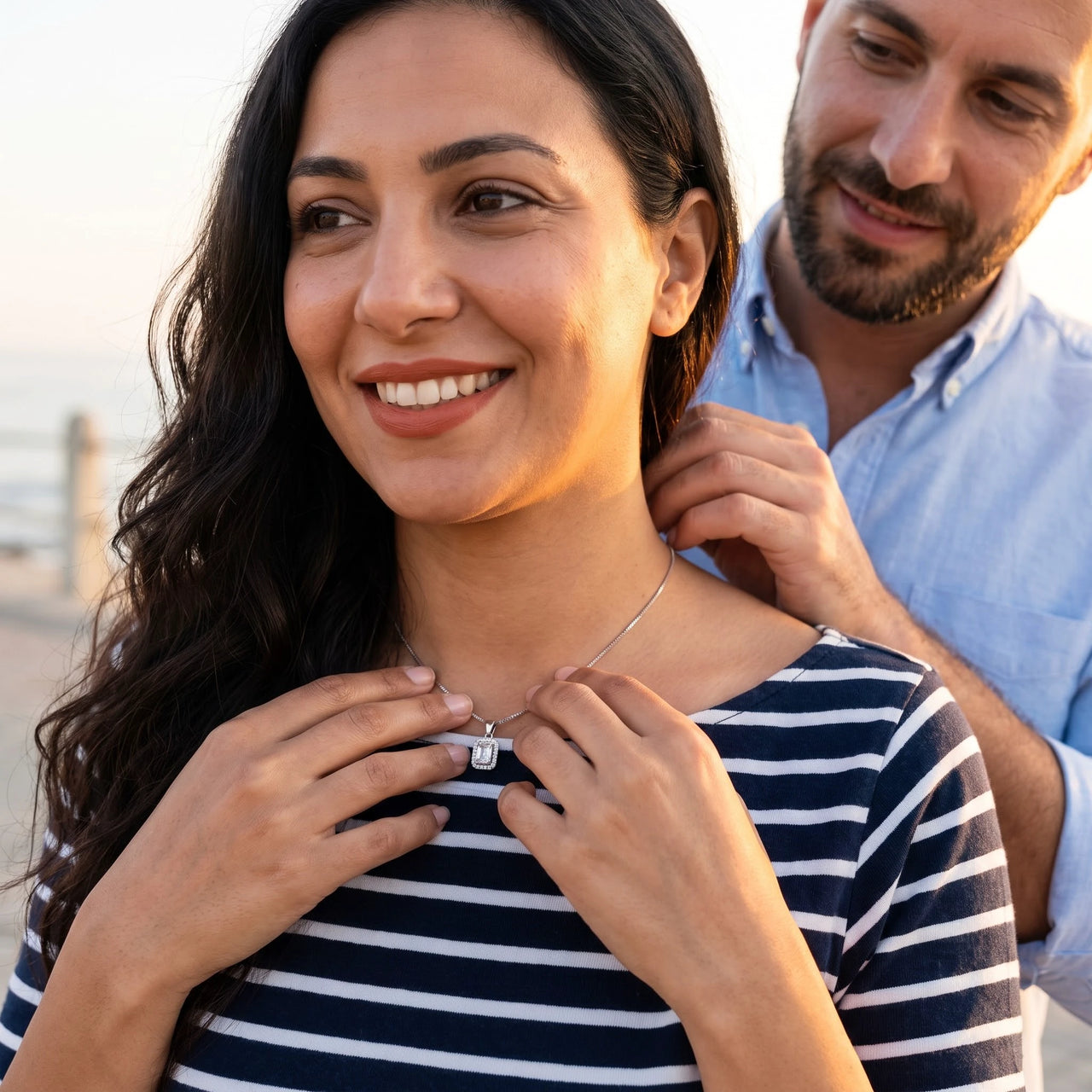 Silver pendant necklace — offered as a gift, silver | SKU: 22559056