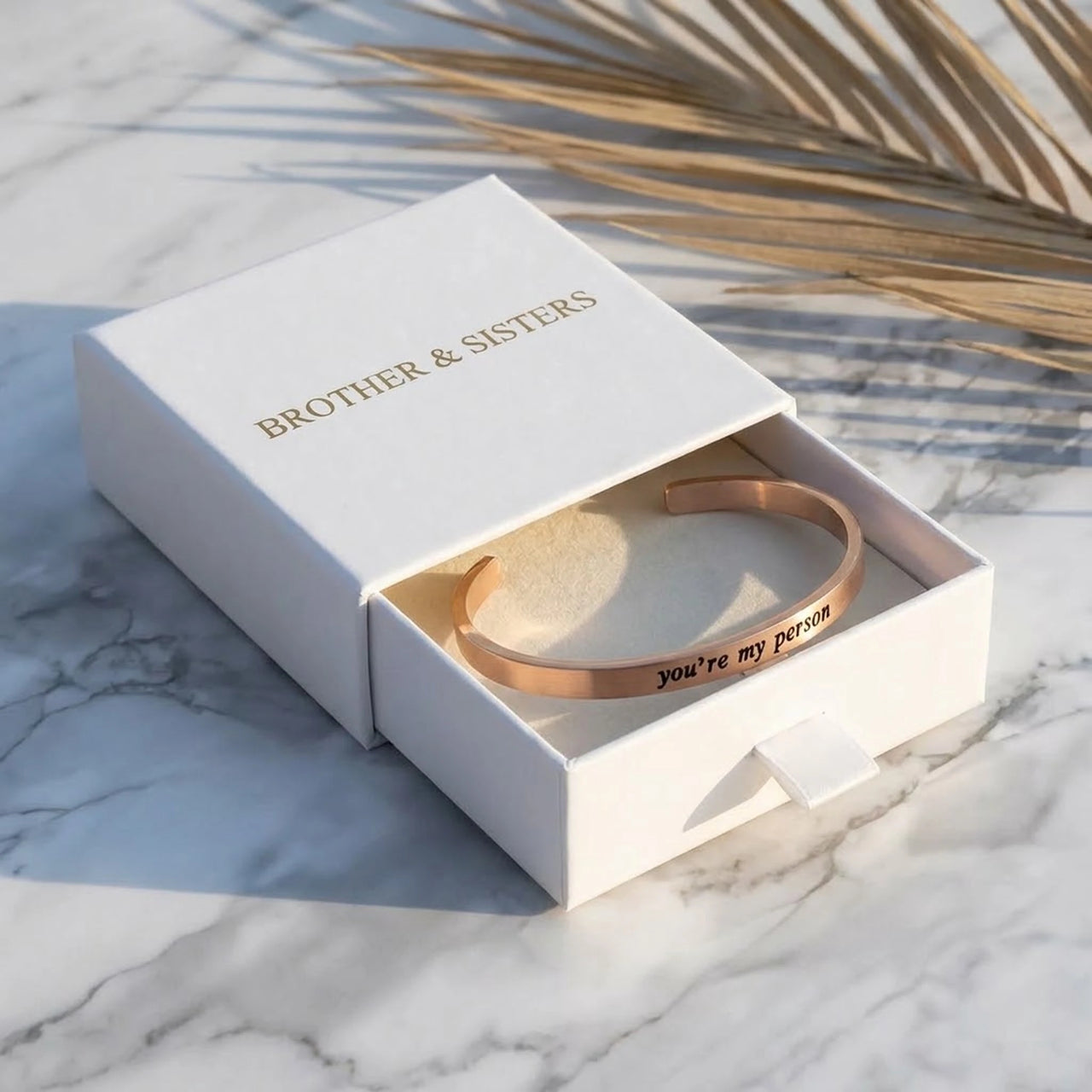 Best friend bracelet — in the gift box, rose gold | SKU: 8174603-rose-gold-color