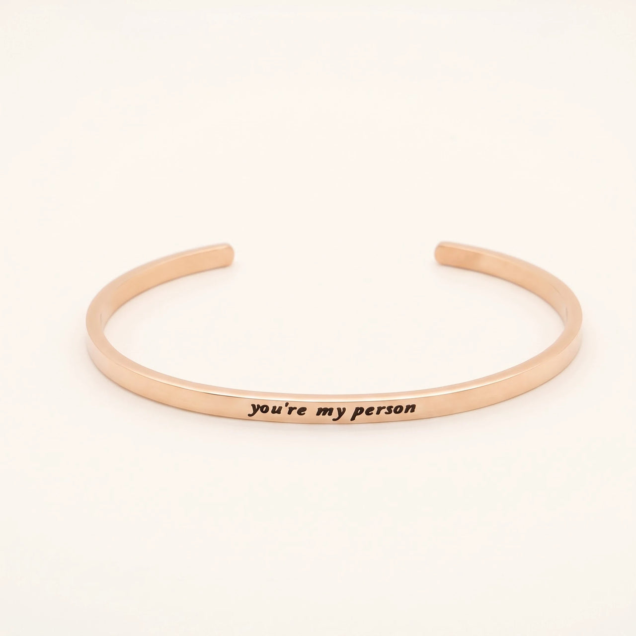 Best friend bracelet — product photo on a white background, rose gold | SKU: 8174603-rose-gold-color
