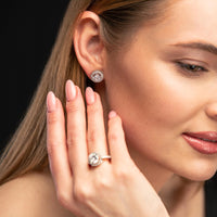 Thumbnail for Silver Circle Earrings